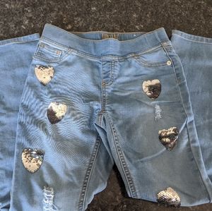 Girls' Destructed Justice Jeggings